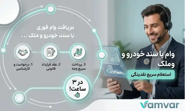 مراحل دریافت وام با سند خودرو