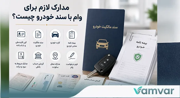 مدارک لازم برای وام با سند خودرو چیست؟